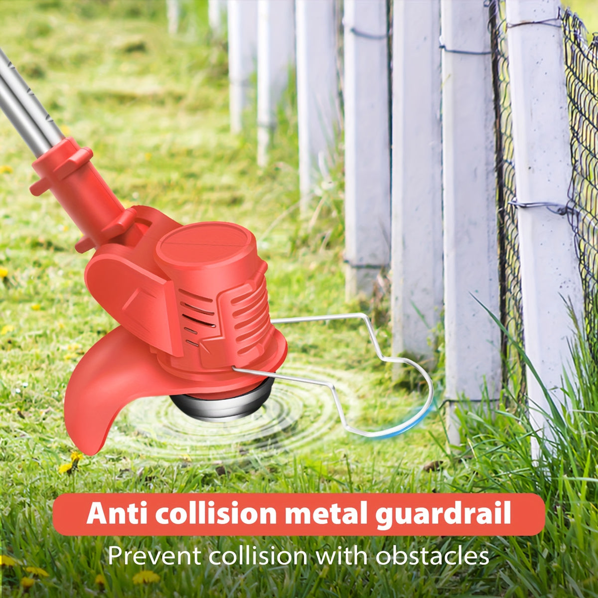 Tosaerba a batteria senza fili, Trimmer+2x Batteria-3 Piegato per giardino e terrazza – vista dettagliata 9