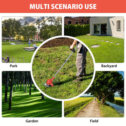 Tosaerba a batteria senza fili, Trimmer+2x Batteria-3 Piegato per giardino e terrazza – vista dettagliata 10