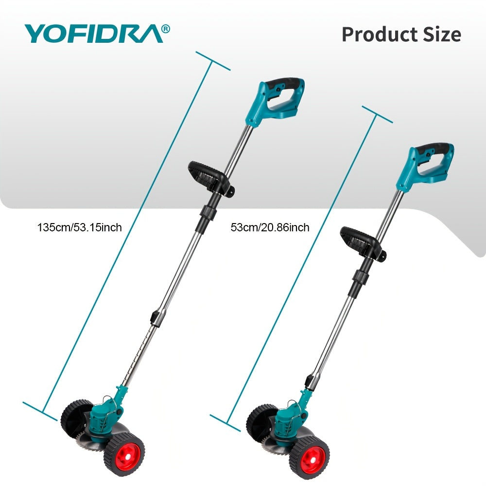Tosaerba Elettrico, 2 Batterie con Spina EU plus per giardino e terrazza – vista dettagliata 3