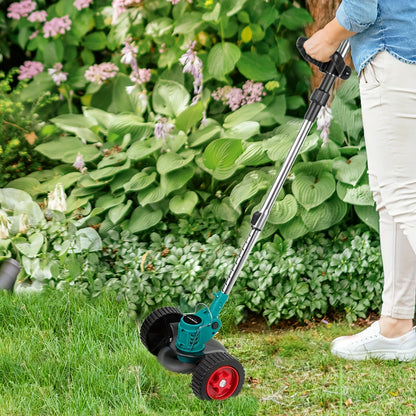 Tosaerba Elettrico, 2 Batterie con Spina EU plus per giardino e terrazza – vista dettagliata 5