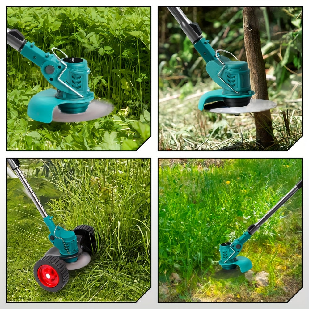 Tosaerba Elettrico, 2 Batterie con Spina EU plus per giardino e terrazza – vista dettagliata 6