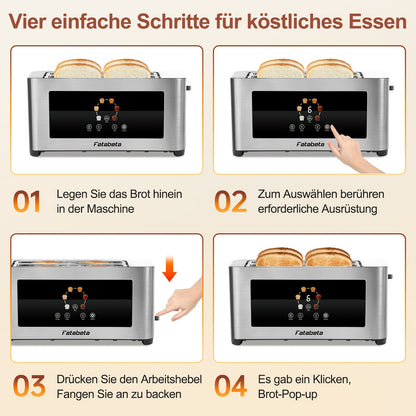 Tostapane per pane, rimovibile per pane 1400W e toast – vista dettagliata 10