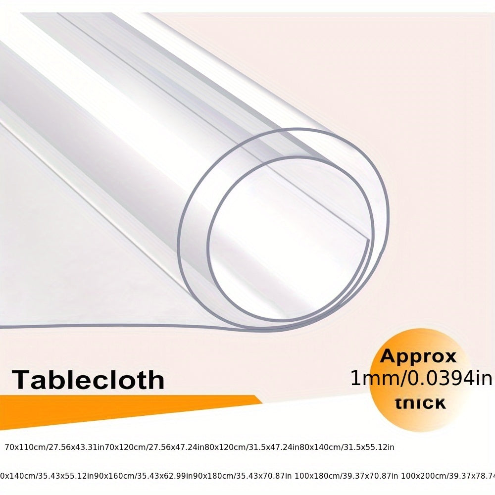 Tovaglia, Trasparente, 90x160cm per cucina – vista dettagliata 2