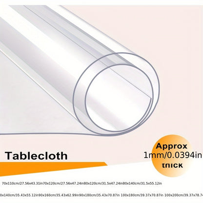 Tovaglia, Trasparente, 90x160cm per cucina – vista dettagliata 2