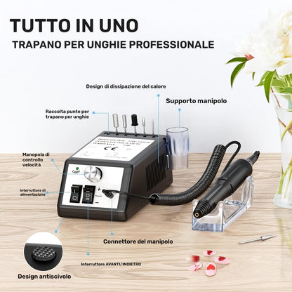 Trapano Elettrico Portatile, Nero per soggiorno e casa – vista dettagliata 7