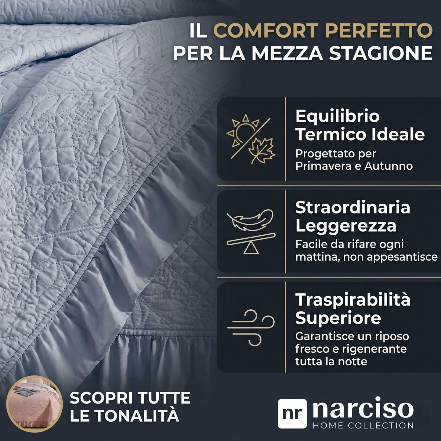 Trapuntino Matrimoniale, Cipria per la Mezza Stagione e uso quotidiano – vista dettagliata 2