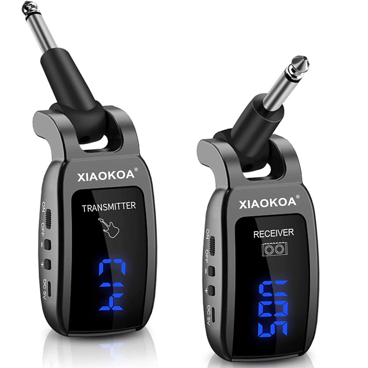 Trasmettitori wireless, Nero per chitarra wireless UHF Trasmettitore e uso quotidiano – vista dettagliata 3