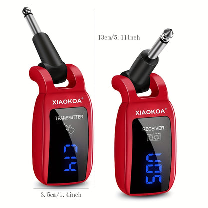 Trasmettitori wireless, Nero per chitarra wireless UHF Trasmettitore e uso quotidiano – vista dettagliata 8