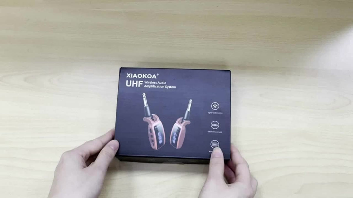Trasmettitori wireless, Nero per chitarra wireless UHF Trasmettitore e uso quotidiano – vista dettagliata 9