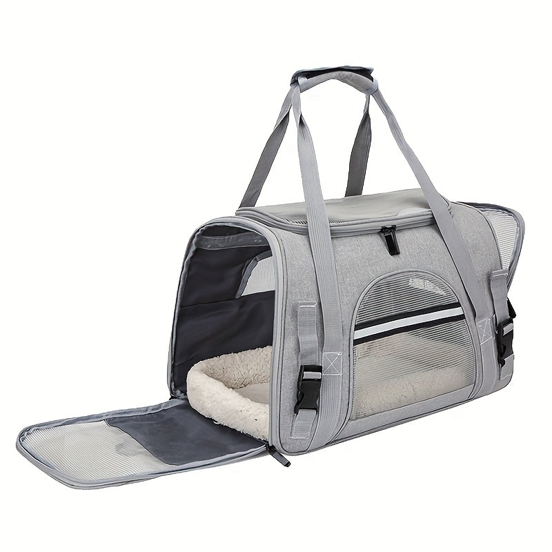 Trasportino Portatile, Grigio per campeggio e viaggio – vista dettagliata 9