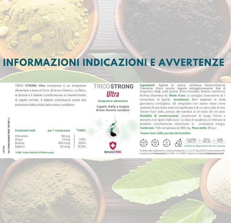 TricoSTRONG Ultra, Biotina per Donna e Capelli Uomo – vista dettagliata 8