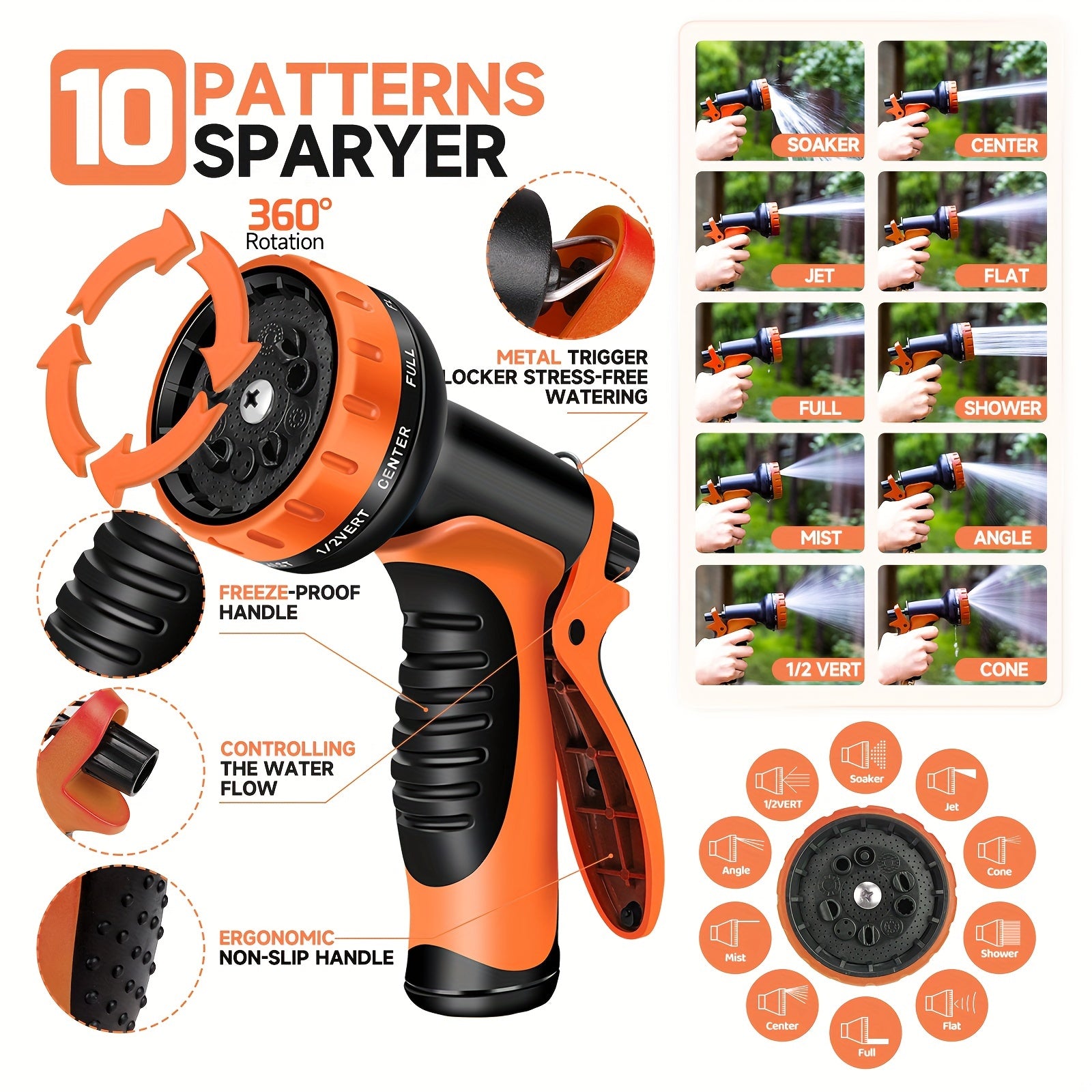 Tubo da giardino, SPRAY da 7,62 metri per giardino e terrazza – vista dettagliata 4