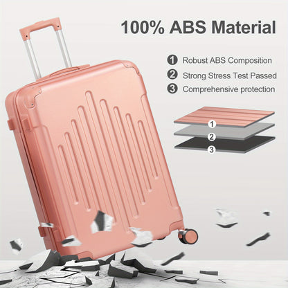 Valigia a Mano ABS Rigida, guscio rigido ABS per Viaggi e uso quotidiano – vista dettagliata 5