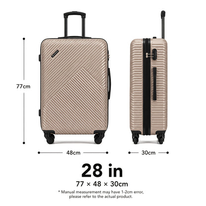 Valigia da viaggio, 3 pezzi (20+24+28) pollici per tempo libero e viaggi – vista dettagliata 69