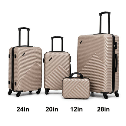 Valigia da viaggio, 3 pezzi (20+24+28) pollici per tempo libero e viaggi – vista dettagliata 70