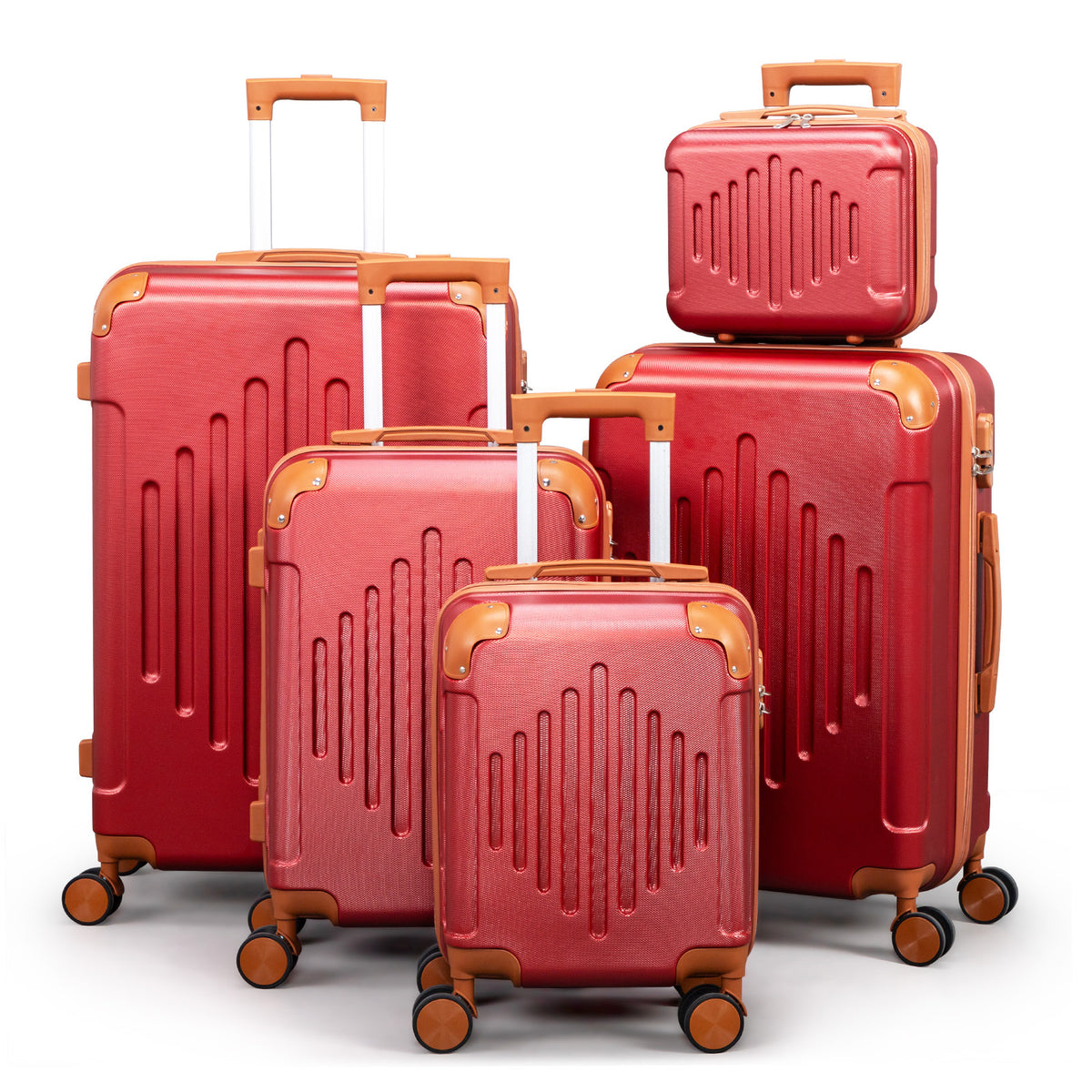 Valigia da viaggio, 5 pezzi per uso quotidiano e tempo libero – vista dettagliata 42