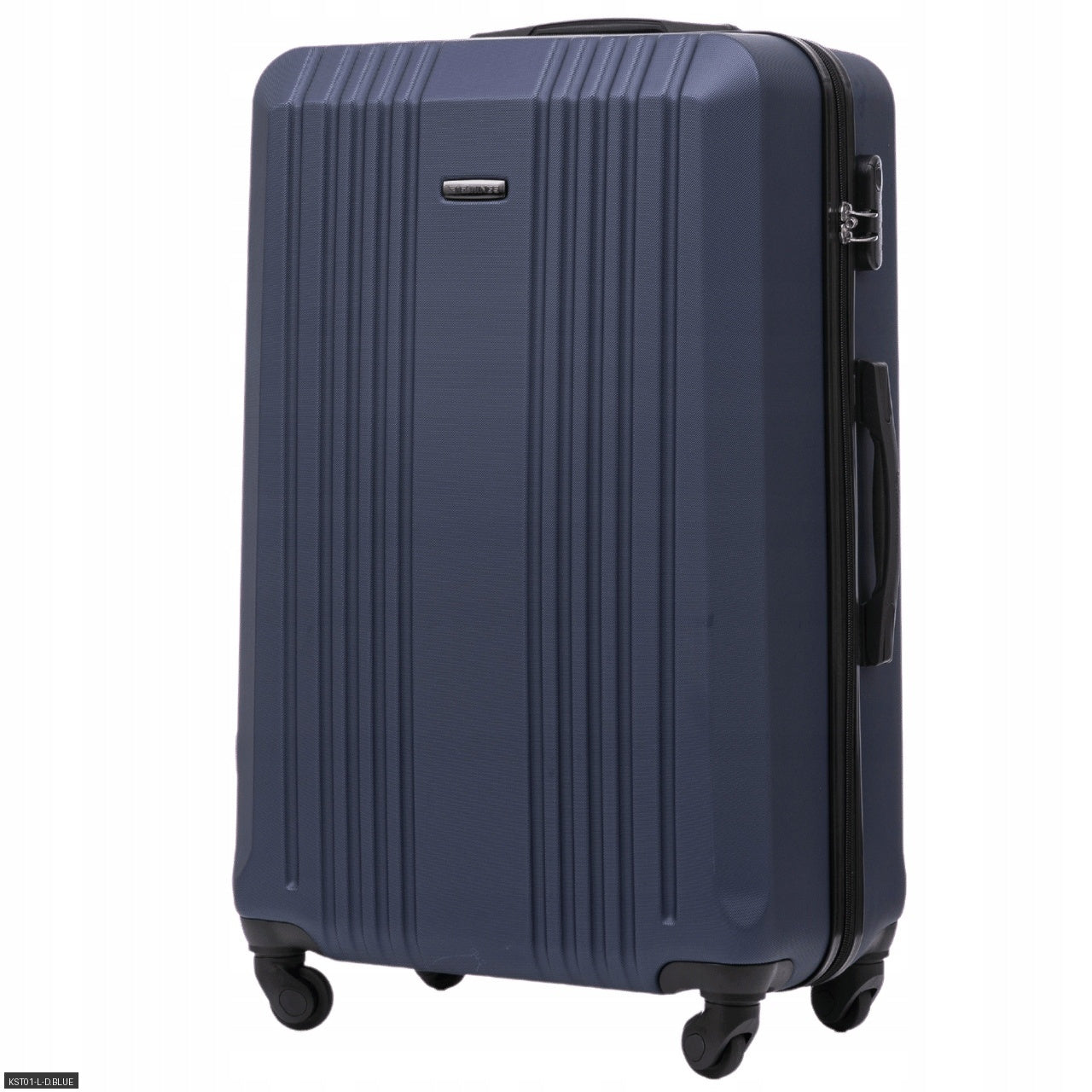 Valigia da viaggio, Blu navy con dettagli neri eleganti per uso quotidiano e tempo libero – vista dettagliata 12