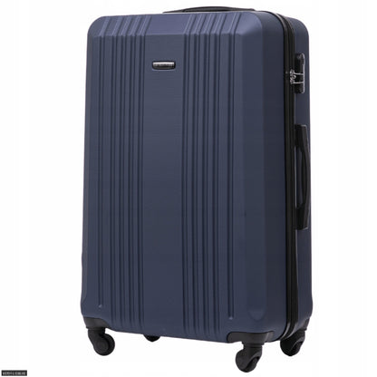 Valigia da viaggio, Blu navy con dettagli neri eleganti per uso quotidiano e tempo libero – vista dettagliata 12