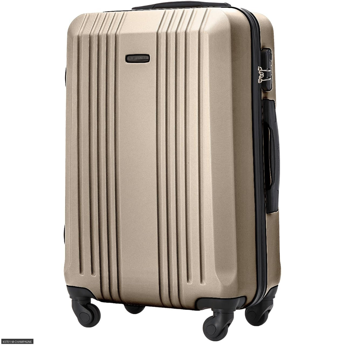 Valigia da viaggio, Blu navy con dettagli neri eleganti per uso quotidiano e tempo libero – vista dettagliata 29