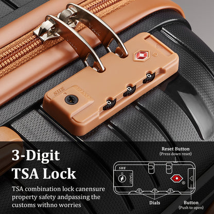 Valigia da viaggio, Set di organizer multipezzo con cinturino nero per uso quotidiano e tempo libero – vista dettagliata 4