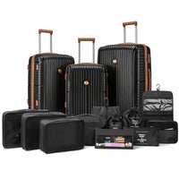 Set di organizer multipezzo con cinturino nero