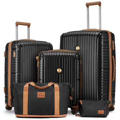 Valigia da viaggio, Set di organizer multipezzo con cinturino nero per uso quotidiano e tempo libero – vista dettagliata 14