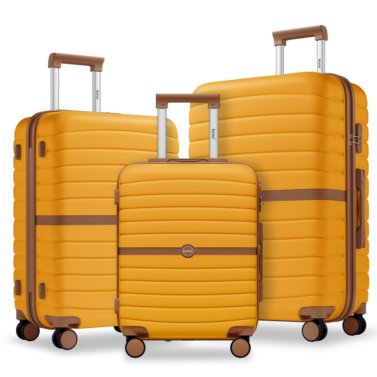Valigia Kono, guscio rigido ABS per campeggio e viaggio – vista dettagliata 109