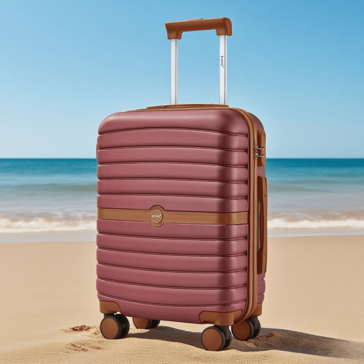 Valigia Kono, guscio rigido ABS per campeggio e viaggio – vista dettagliata 116