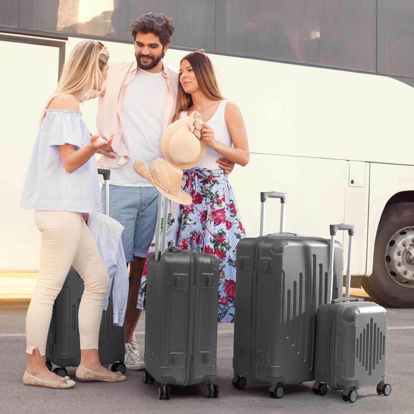 Valigia, rotazione 360° per campeggio e viaggio – vista dettagliata 11
