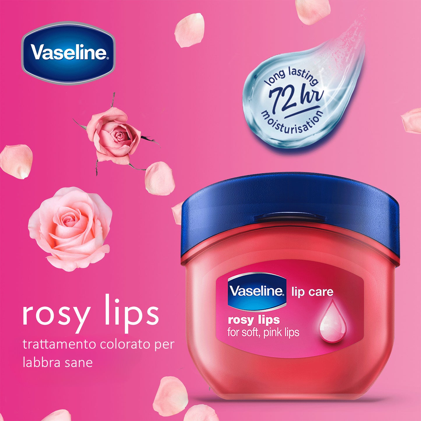 Vaseline Lip Therapy Rosy, Rosa per un'idratazione ottimale e cura a casa – vista dettagliata 3