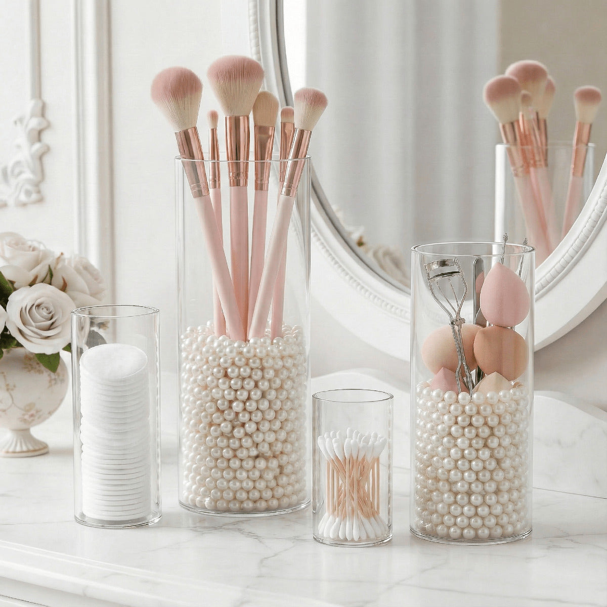 Vasi in Vetro, 25 cm per Tulipani e Candele – vista dettagliata 10