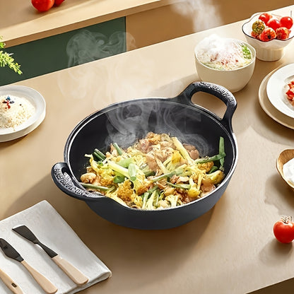 Wok in ghisa, 7,87 pollici per campeggio e viaggio – vista dettagliata 5