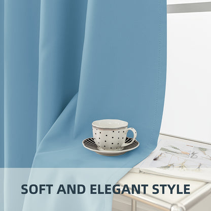 Ystyle Tende a Due Pezzi, Beige per camera da letto e letto – vista dettagliata 8