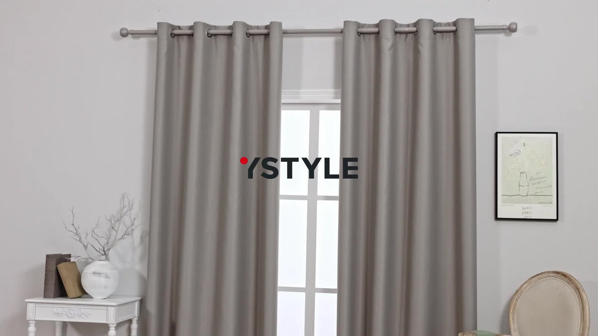 Ystyle Tende a Due Pezzi, Beige per camera da letto e letto – vista dettagliata 14