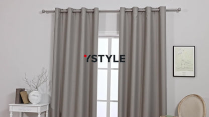 Ystyle Tende a Due Pezzi, Beige per camera da letto e letto – vista dettagliata 14
