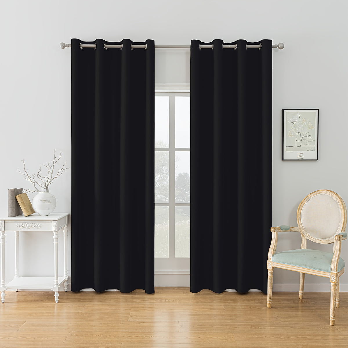 Ystyle Tende a Due Pezzi, Beige per camera da letto e letto – vista dettagliata 23