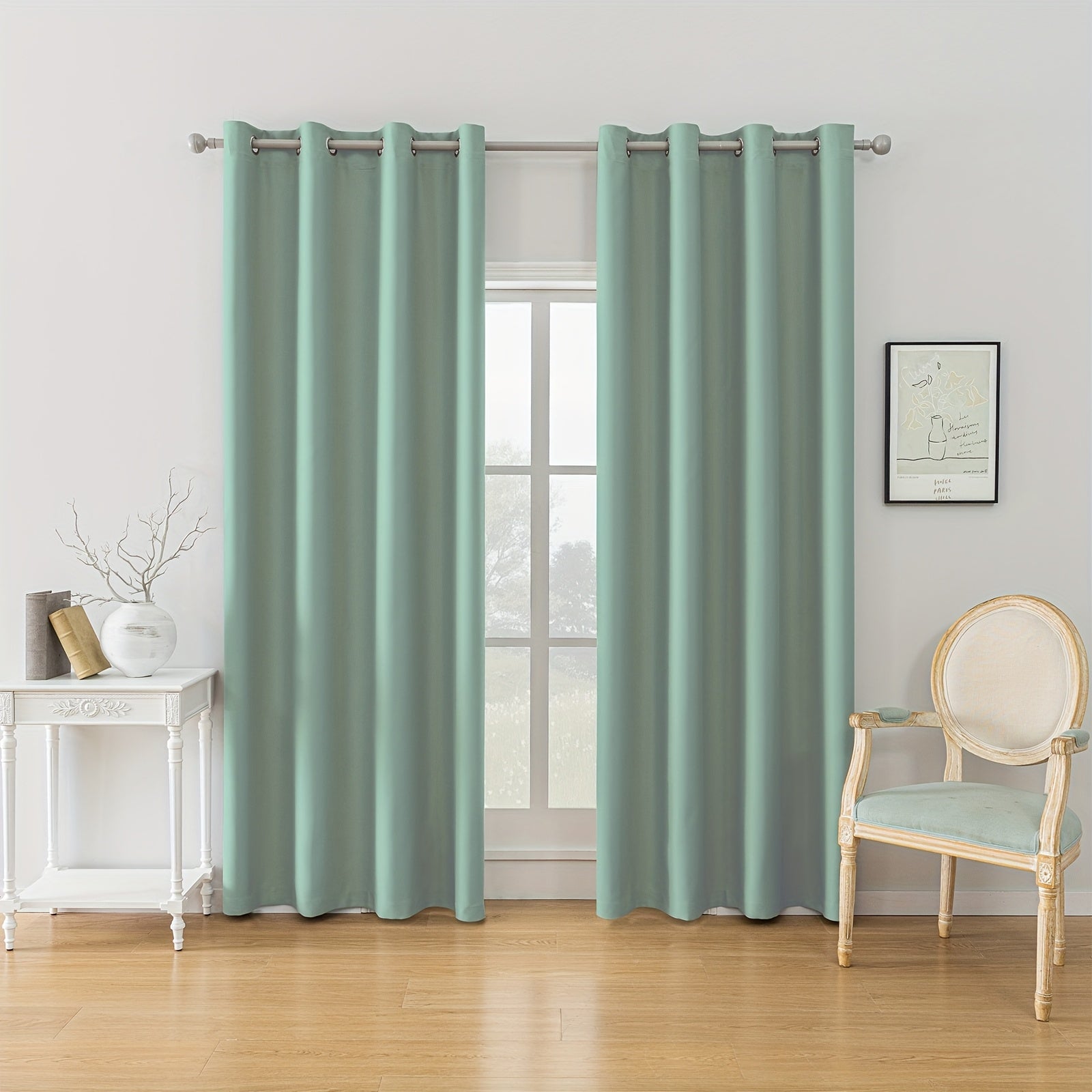Ystyle Tende a Due Pezzi, Beige per camera da letto e letto – vista dettagliata 27