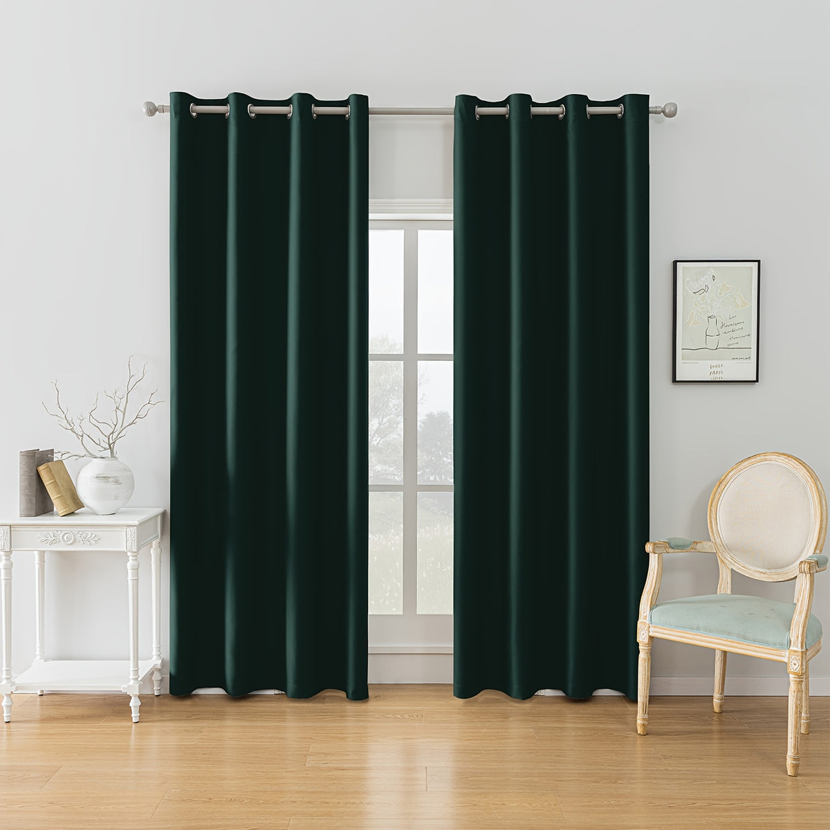 Ystyle Tende a Due Pezzi, Beige per camera da letto e letto – vista dettagliata 28
