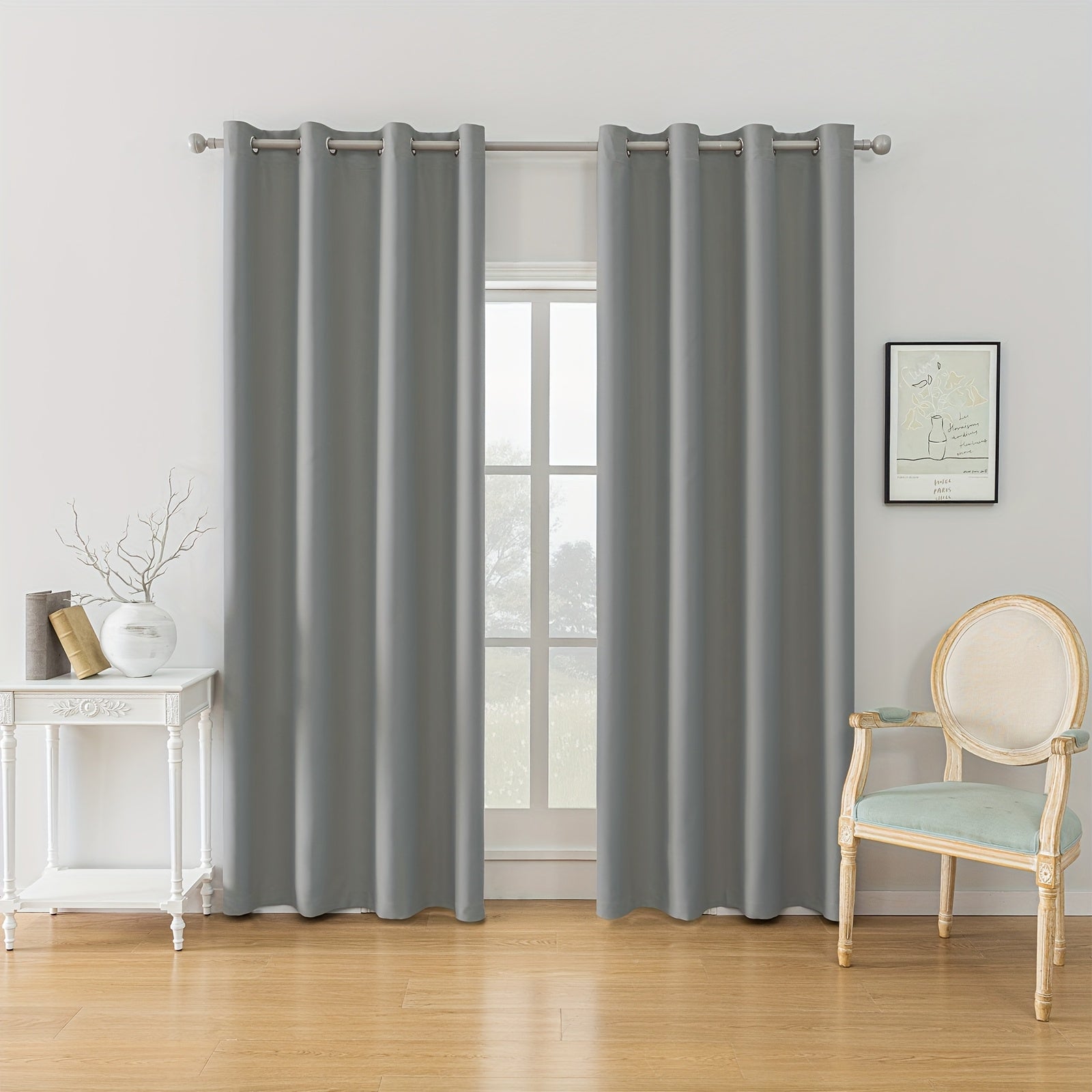 Ystyle Tende a Due Pezzi, Beige per camera da letto e letto – vista dettagliata 29
