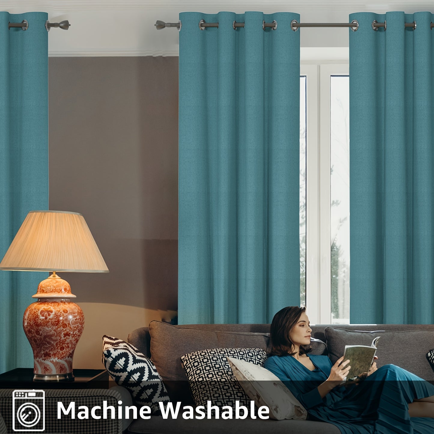 Ystyle Tende Oscuranti, 2 pezzi per camera da letto e letto – vista dettagliata 8