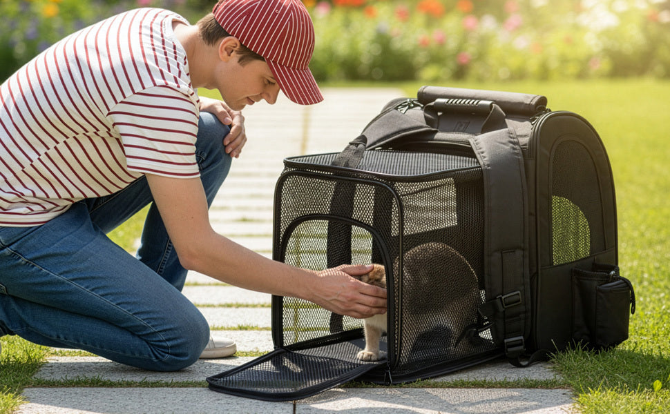Zaino da viaggio, nero per scuola – vista dettagliata 7