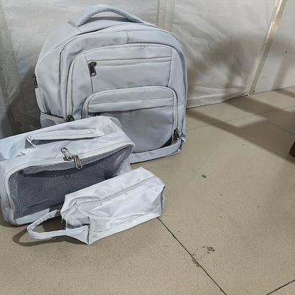 Zaino, Grigio per uso quotidiano e scuola – vista dettagliata 17